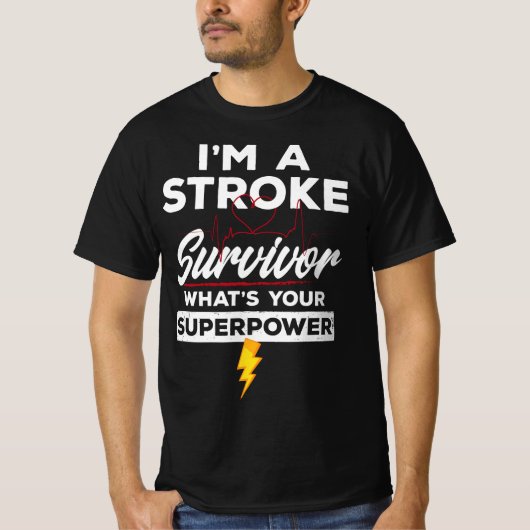 funny stroke survivor - I'm A Stroke Survivor Tシャツ (正面)