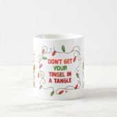 Funny Stuck Santa Christmas Mug コーヒーマグカップ (中央)