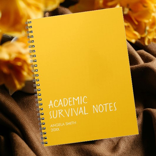 Funny Student Notebook, Study Humor Journal, Back  ノートブック