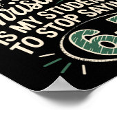 Funny Students Saying 6-7 67 Six Seven Teacher Chr ポスター (角)