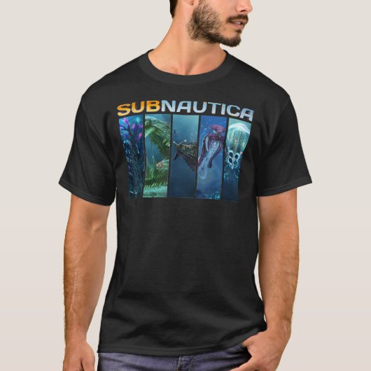 Funny Subnautica Design Arts Multiplayer Gamer Cla Tシャツ (正面)