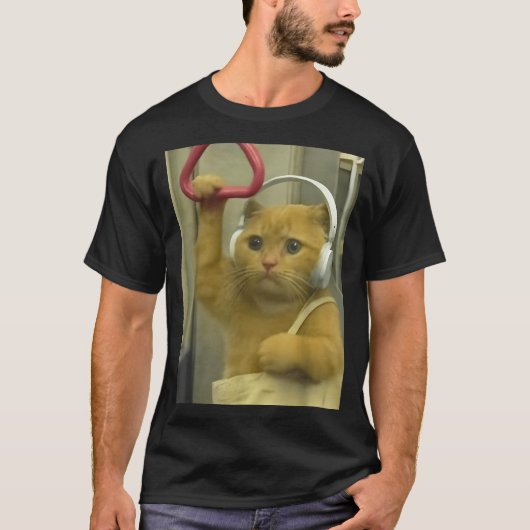 Funny Subway Cat Meme Stud Brainrot Cats Humor Kit Tシャツ (正面)