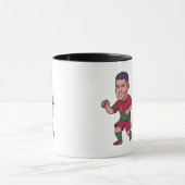 Funny Summer 2026 Soccer Player Mug マグカップ (中央)