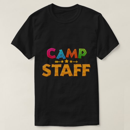 Funny Summer Camp Staff Director Camping Counselor Tシャツ (デザイン正面)