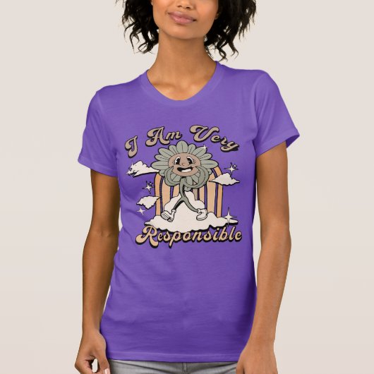 Funny Sunflower T-Shirt Tシャツ (正面)