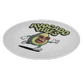 Funny Sunglasses Avocado カッティングボード (角)