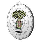 Funny Sunglasses Avocado ダーツボード (正面右)