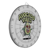 Funny Sunglasses Avocado ダーツボード (正面左)
