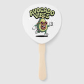 Funny Sunglasses Avocado ハンドファン (裏面)