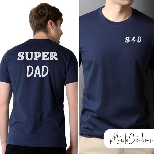 Funny super dad t-shirt for dad, father's day. tシャツ