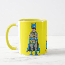Funny Superhero Burger Mug –  Funny Gift  マグカップ