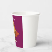 Funny Superhero Potato Cartoon 8oz Paper Cup 紙コップ (左)