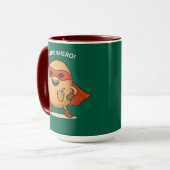Funny Superhero Potato Cartoon Graphic Combo Mug マグカップ (正面左)