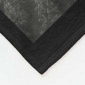 Funny Surprised Ed Cat Selfie With Alien Ufo Cat U フリースブランケット (角)