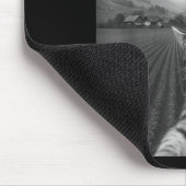 Funny Surprised Ed Cat Selfie With Alien Ufo Cat U マウスパッド (コーナー)