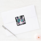 Funny Surreal Italian Meme Art - Abstract Brainrot スクエアシール (封筒)