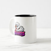 Funny Swan Regards Office Sarcasm Coffee Mug ツートーンマグカップ (正面左)