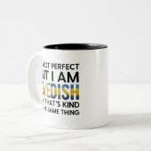 Funny Swedish ツートーンマグカップ (正面左)