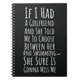 Funny Swimming Men Gifts Humor Swimmer For Him  ノートブック