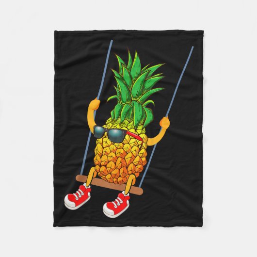 Funny Swinging Ne Swinger  フリースブランケット (正面)