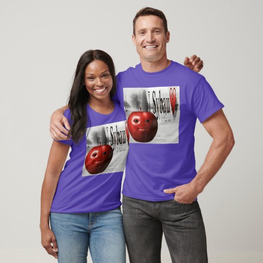 Funny SYBAU Silly AI Apple gen z Meme BrainRot Hum Tシャツ (ユニセックス)