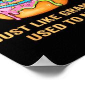 Funny Synonym Rolls Joke Cinnamon Rolls Grammar Pu ポスター (角)