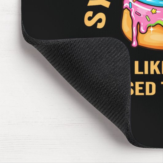 Funny Synonym Rolls Joke Cinnamon Rolls Grammar Pu マウスパッド (コーナー)