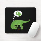 Funny T-rex , Genie Lamp, Short Arms, By Zany Brai マウスパッド (マウス)