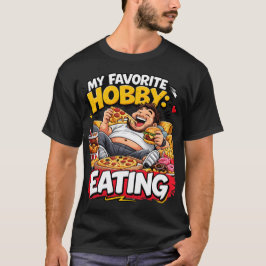 funny t-shirt food lover good food good mood good  tシャツ