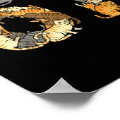 Funny Tabby Cats 6 7 Meme Six Seven Love Alley Cat ポスター (角)