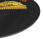 Funny Taco Lover Stop Staring カッティングボード (角)