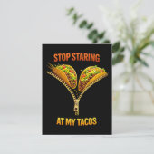 Funny Taco Lover Stop Staring シーズンカード (スタンド正面)