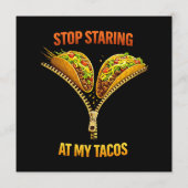Funny Taco Lover Stop Staring メニュー (裏面)