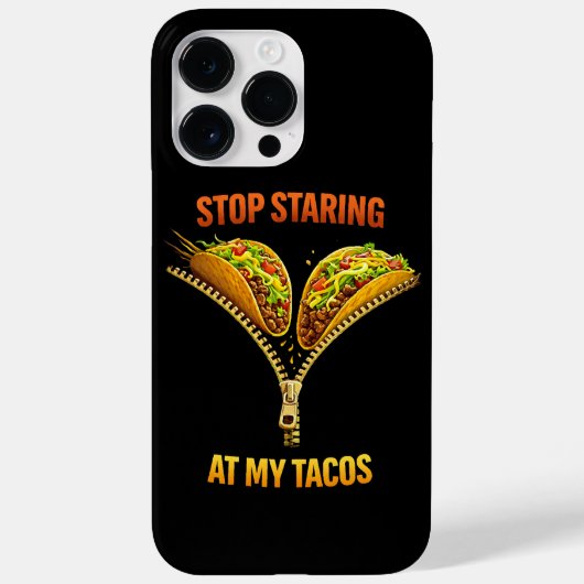 Funny Taco Lover Stop Staring Case-Mate iPhoneケース (裏面)