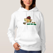 funny taco pun t-shirt パーカ (正面)