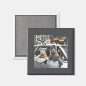 Funny Tactical Cat Meme Military Style  マグネット (正面/裏面)