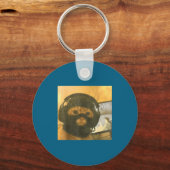 Funny Tactical Gamer Cat Meme Graphic  キーホルダー (正面)