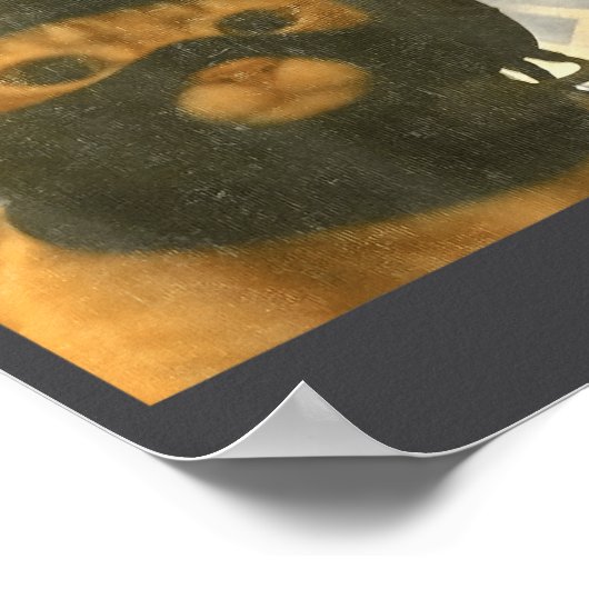 Funny Tactical Gamer Cat Meme Graphic ポスター (角)