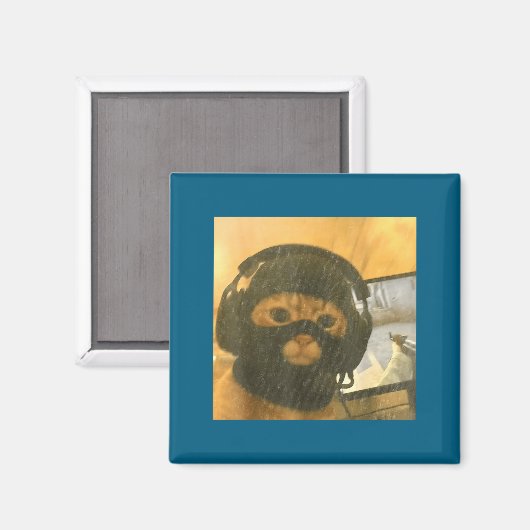 Funny Tactical Gamer Cat Meme Graphic  マグネット (正面/裏面)