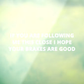 Funny Tailgater Car Decal | Window Cling Vinyl ウィンドウサイン (シート3)