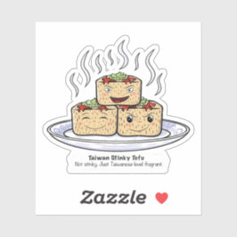 Funny Taiwan Stinky Tofu _taiwanese food シール