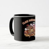 Funny Tajine & Couscous Soccer Character 2026  マグカップ (正面左)