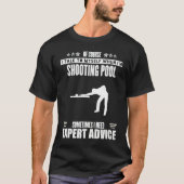 Funny Talk Myself Expert Advice Womens Mens Shooti Tシャツ (正面)