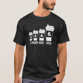 Funny Tall Grande Venti Sister Coffee Lovers Sarca Tシャツ (正面)