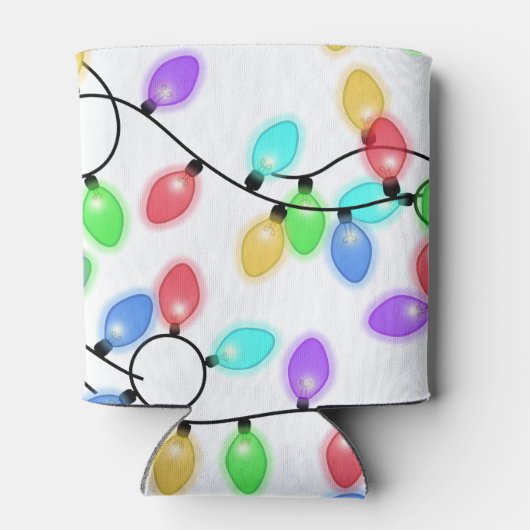 Funny Tangled Christmas Lights 缶クーラー (裏面)