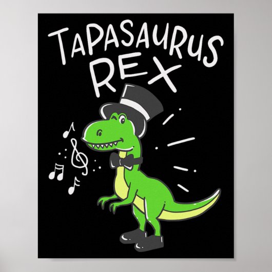 Funny Tap Dancing Gifts For Tap Dancers Dancing Di ポスター (正面)