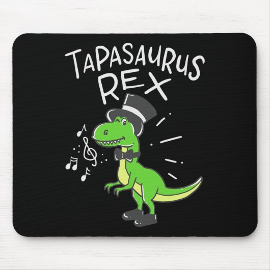 Funny Tap Dancing Gifts For Tap Dancers Dancing Di マウスパッド (正面)