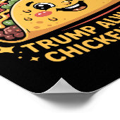 Funny Tariffs Meme Sarcastic Taco Trump Always Chi ポスター (角)