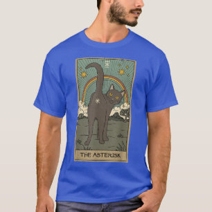 Funny Tarot Card Cat The Asterisk Lovers Cat Tarot Tシャツ