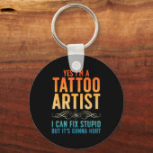 Funny Tattoo Artist Art For Men Women Tattooer Tat キーホルダー (正面)